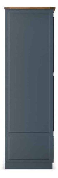 Dulap lemn masiv natur Richmond Albastru/, 150 × 60 × 190 cm