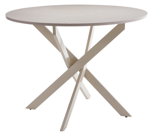 Masa Bucatarie/Dining Damark MDF Crem Diametru 100 Cm