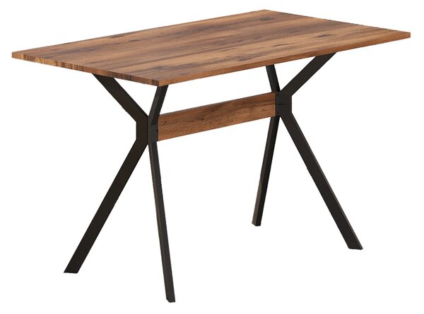 Masa Bucatarie/Dining Nappas MDF Nuc 120x70 Cm