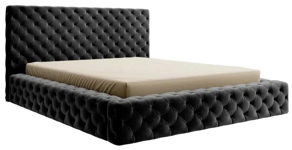 Pat lemn masiv Principe 180x200 Material Lukso 10 Mobarta