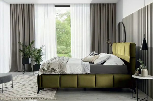 Pat lemn masiv Mist 180x200 Material Nube 33 Mobarta