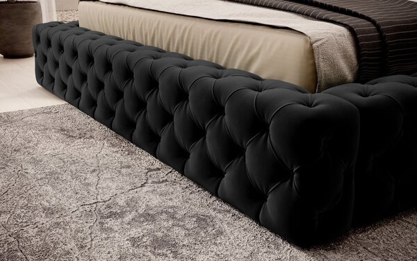 Pat lemn masiv Principe 180x200 Material Lukso 10 Mobarta
