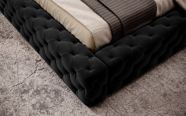 Pat lemn masiv Principe 180x200 Material Lukso 10 Mobarta