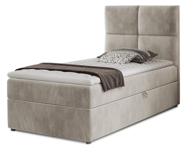 Pat lemn masiv BoxSpring Rivia 90x200 Material Paros 02 Mobarta