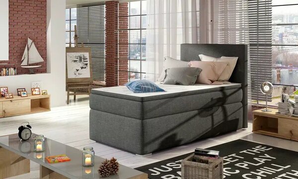Pat lemn masiv BoxSpring Rocco 90x200 Material Sawana 05 Mobarta