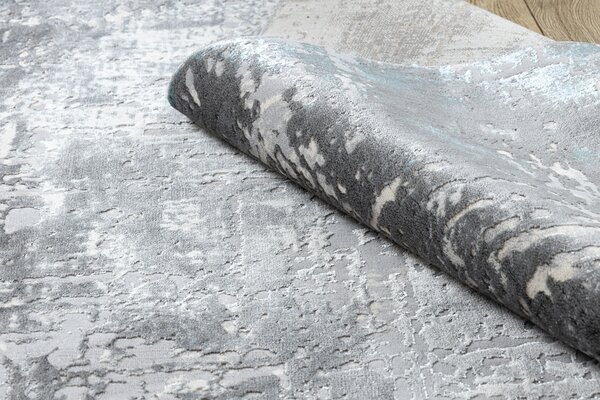 Covor CORE W9782 - structural, două niveluri de lână, fildeş / gri