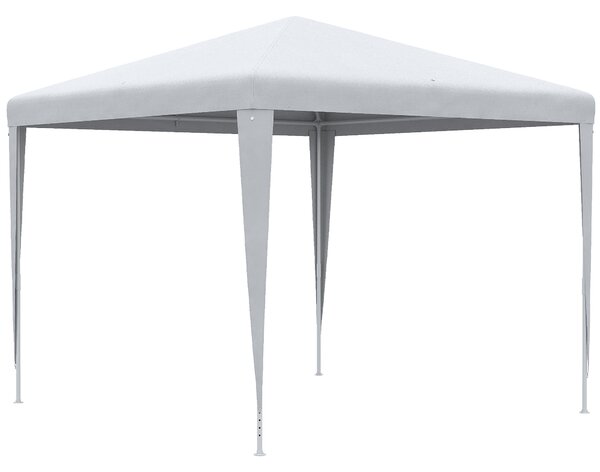 Outsunny Foisor de Grădină 3x3 Impermeabil pentru Petreceri Cadru Oțel Exterior Interior 2.7x2.7m Alb | Aosom Romania