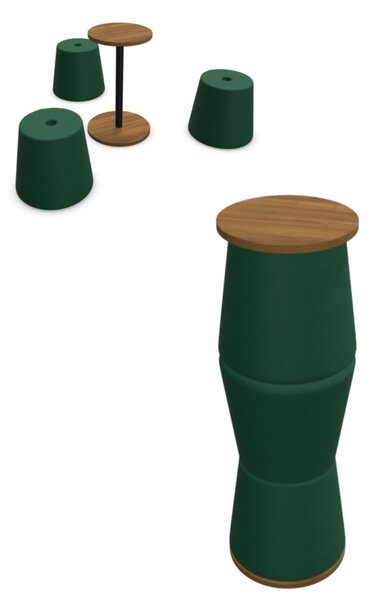Set măsuță + 3 taburete Versi