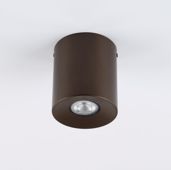 Spot ORION 1x GU10/10W/230V, 12,5 cm, maro