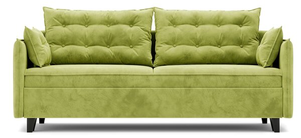 Canapea lemn masiv Extensibila Okay, 210 × 102 × 75 cm