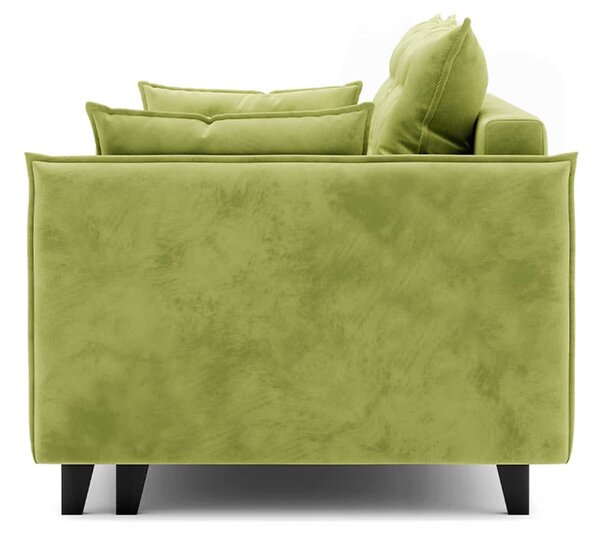 Canapea lemn masiv Extensibila Okay, 210 × 102 × 75 cm