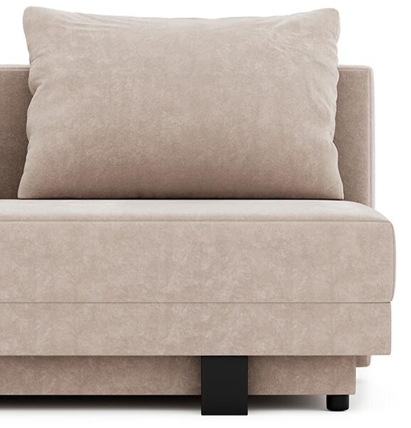 Canapea lemn masiv Extensibila Otto, 210 × 102 × 75 cm