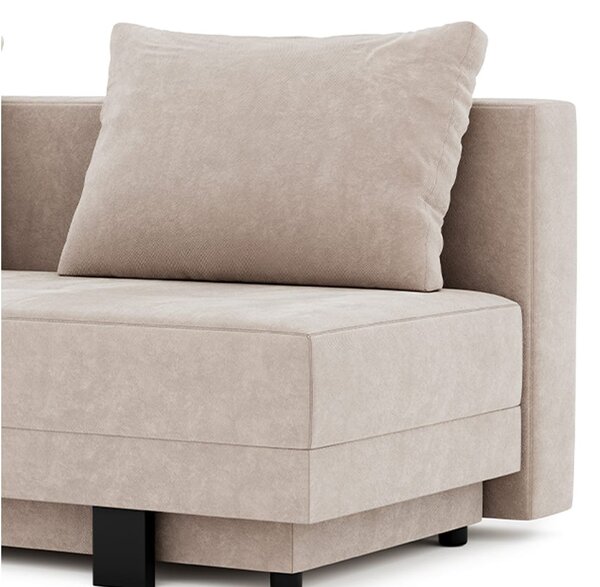 Canapea lemn masiv Extensibila Otto, 210 × 102 × 75 cm