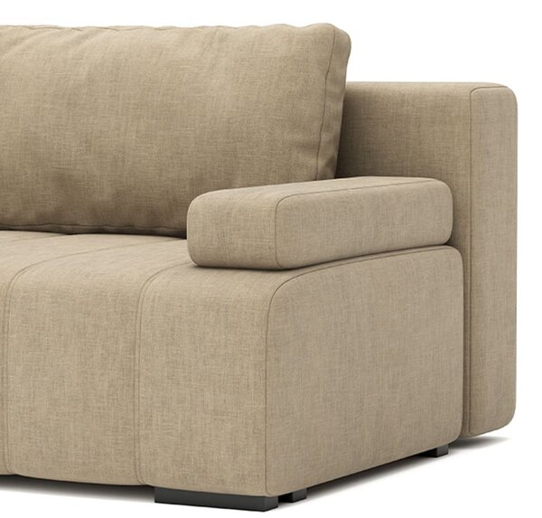 Canapea lemn masiv Extensibila Dery, 195 × 100 × 70 cm