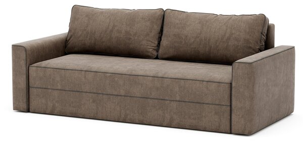 Canapea lemn masiv Column, 230 × 107 × 80 cm