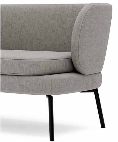 Canapea lemn masiv Brenda, 145 × 65 × 78 cm