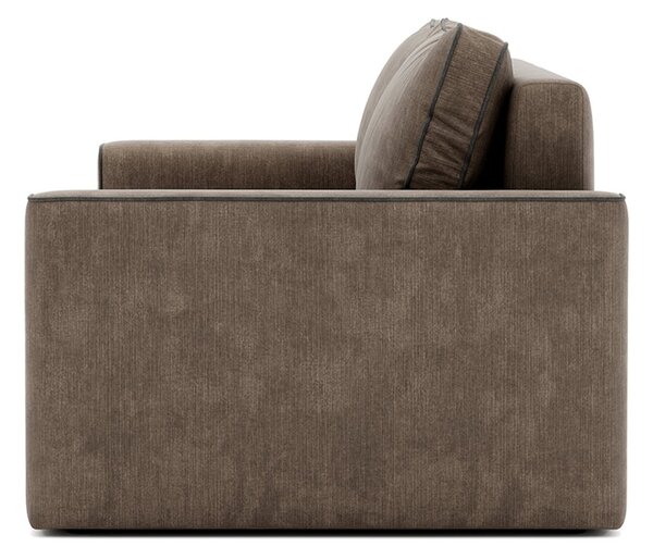Canapea lemn masiv Column, 230 × 107 × 80 cm