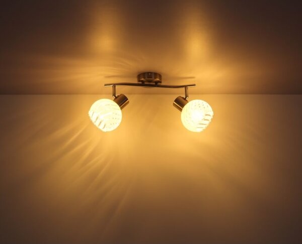 Globo 54025-2 - Lampă spot WILLY 2xE27/40W/230V