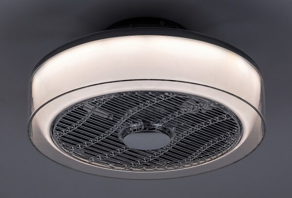 Plafonieră LED dimabilă Rabalux cu ventilator LED/30W/230V + telecomandă