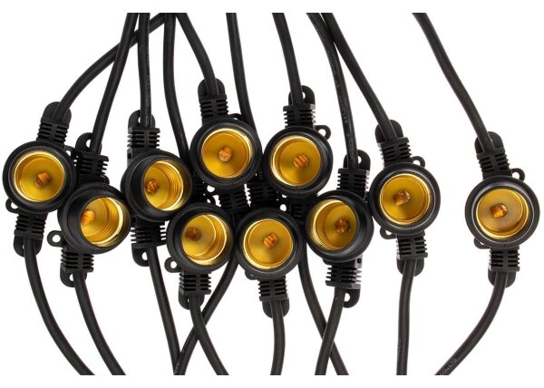 Lanț decorativ de exterior MIMOSA 20xE27/1,3W/230V IP44 20m