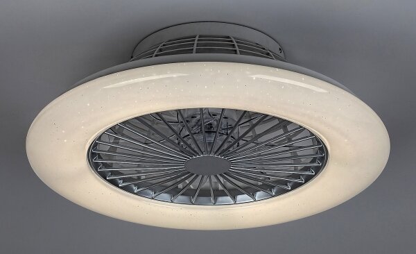 Plafonieră LED dimabilă cu ventilator Rabalux LED/30W/230V + telecomandă