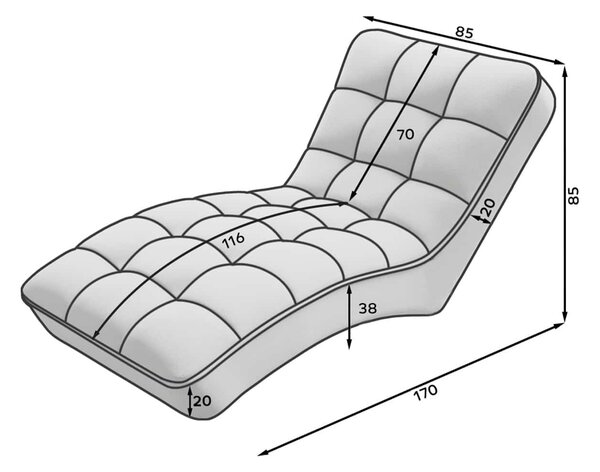 Fotoliu lemn masiv Lounge Velvetmat 38