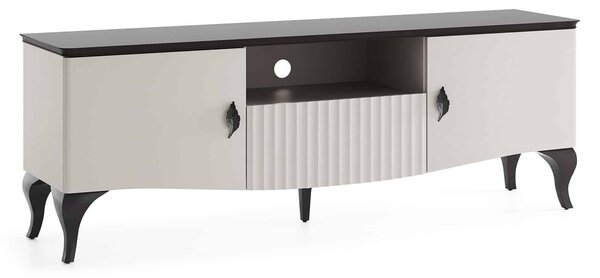Comodă TV lemn masiv Madeira, 173,4 × 46,7 × 61,5 cm