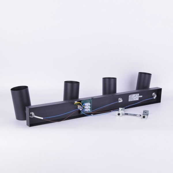 Spot ROBBY 4xGU10/35W/230V negru Globo 57911-4B
