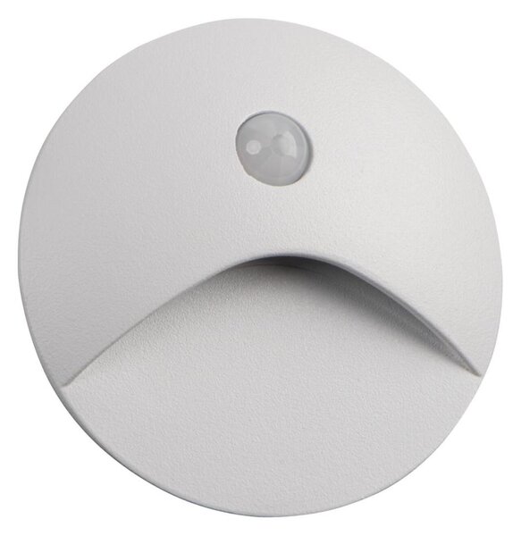 Kanlux 39123 - Aplică LED pentru trepte cu senzor EXIN 2,5W/230V 3000K IP65, albă, rotundă
