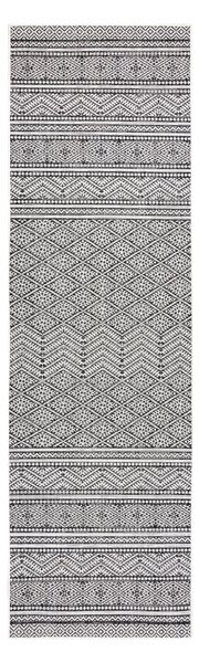 Covor, traversa SISAL SION aztec 22168 țesute plate negru / ecru