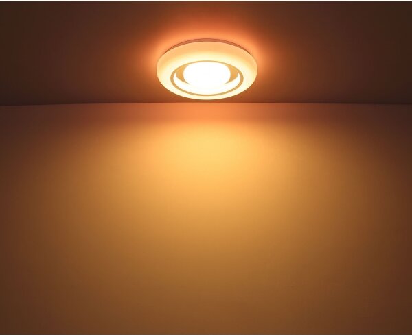 Plafonieră RGBW dimabilă BURRO LED/18W/230V Globo 41369-18 + telecomandă