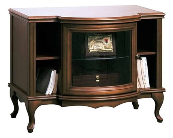 Comodă TV lemn masiv Weston II, 101 × 62 × 79 cm