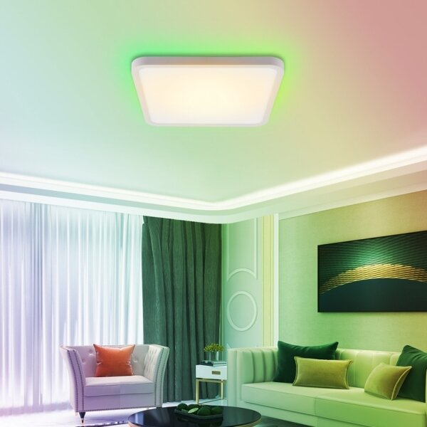 Immax NEO 07168-W40-LED RGB+CCT 50W/230V Wi-Fi Tuya alb cu DO dimabil