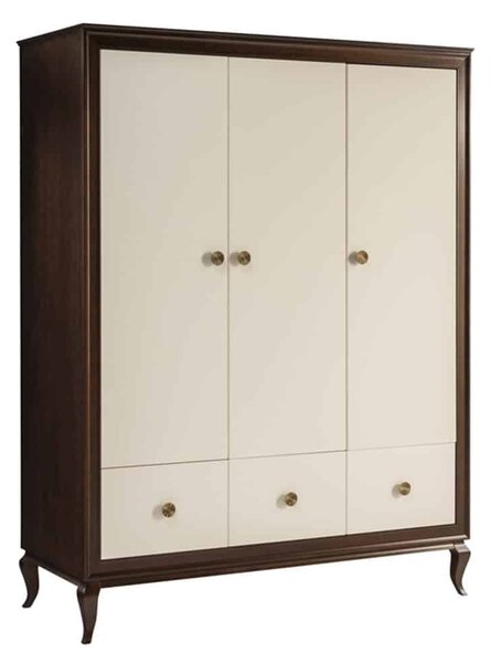Dulap lemn masiv Nicola 3 Usi, 156 × 61,5 × 203,5 cm