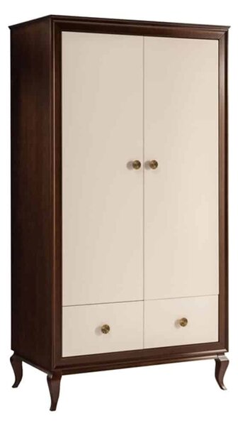 Dulap lemn masiv Nicola 2 Usi, 108,7 × 61,5 × 203,5 cm