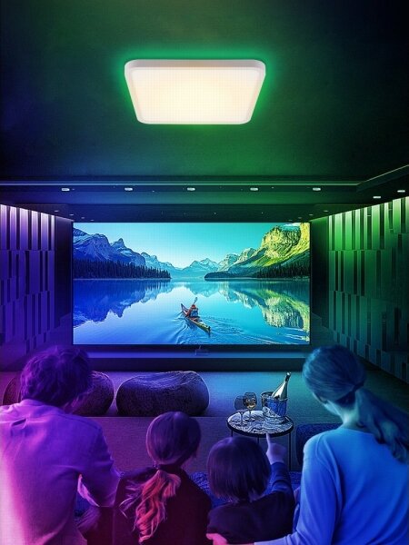 Immax NEO 07168-W40-LED RGB+CCT 50W/230V Wi-Fi Tuya alb cu DO dimabil