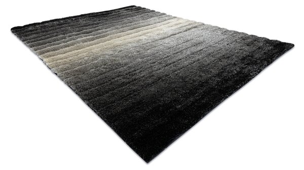 Covor FLIM 007-B6 modern shaggy, dunga - structural gri