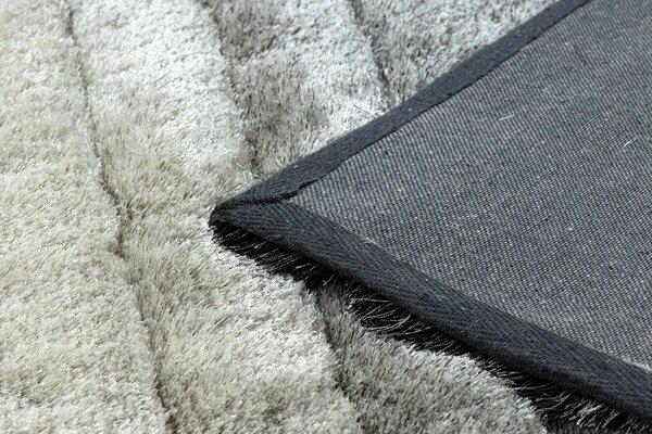 Covor FLIM 007-B6 modern shaggy, dunga - structural gri