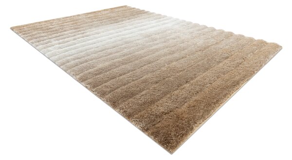Covor FLIM 007-B2 modern shaggy, dunga - structural bej