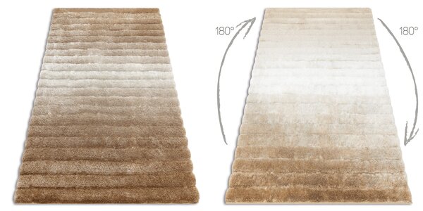 Covor FLIM 007-B2 modern shaggy, dunga - structural bej