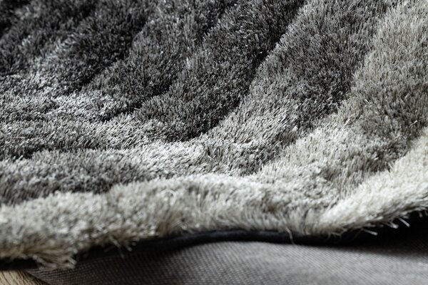 Covor FLIM 006-B1 modern shaggy, Valuri - structural gri