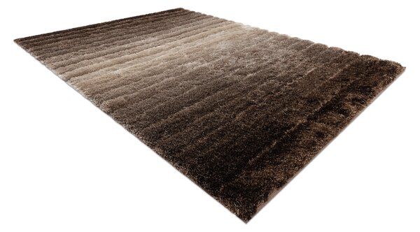 Covor FLIM 007-B3 modern shaggy, dunga - structural maro
