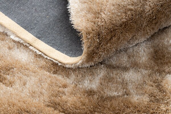 Covor FLIM 008-B1 modern shaggy, cercuri - structural bej