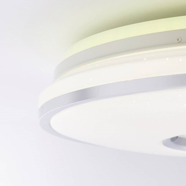 Plafonieră LED RGBW dimabilă Brilliant VISITATION LED/32W/230V + telecomandă