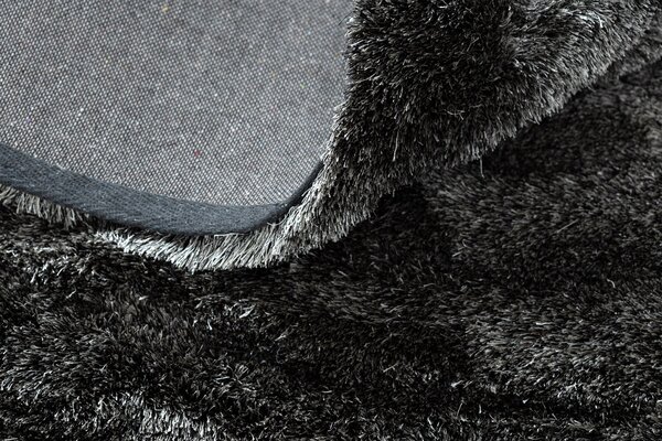Covor FLIM 008-B2 modern shaggy, cercuri - structural gri