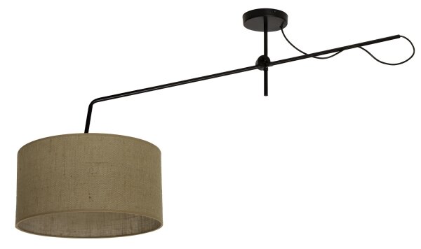 Plafonieră LED reglabilă VENICE 1xE27/60W/230V, din iută