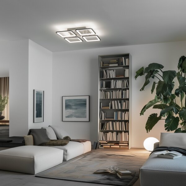 Lustră LED dimabilă aplicată Brilagi SQUARED LED/85W/230V 3000-6500K + telecomandă