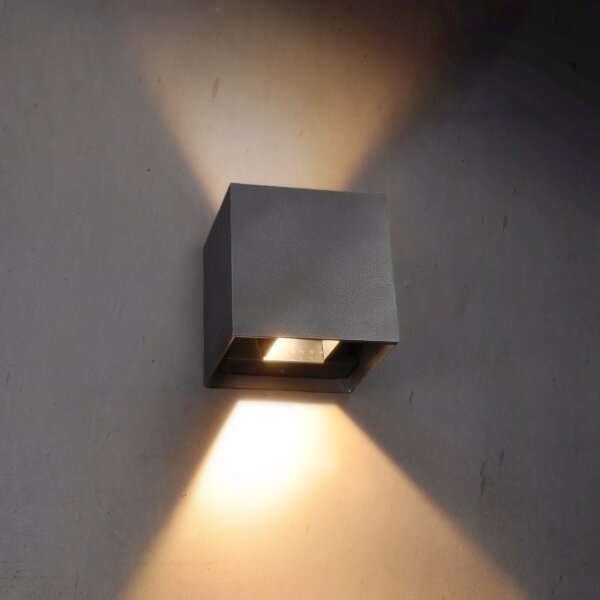Aplică LED de exterior Brilagi CUBE LED/6W/230V IP54