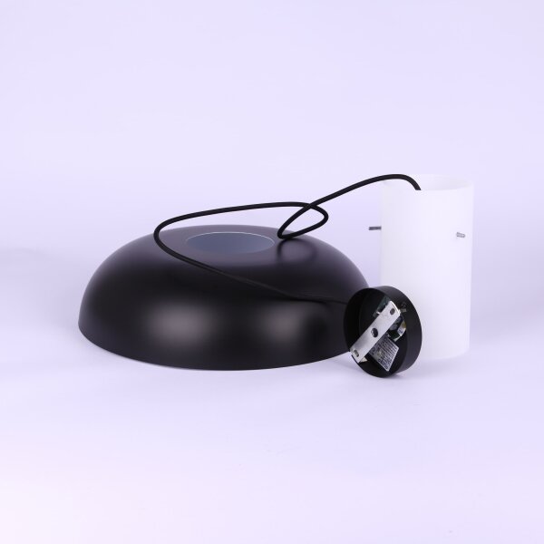 Globo 15755S - Lustră suspendată pe cablu LOWE 1xE27/60W/230V negru