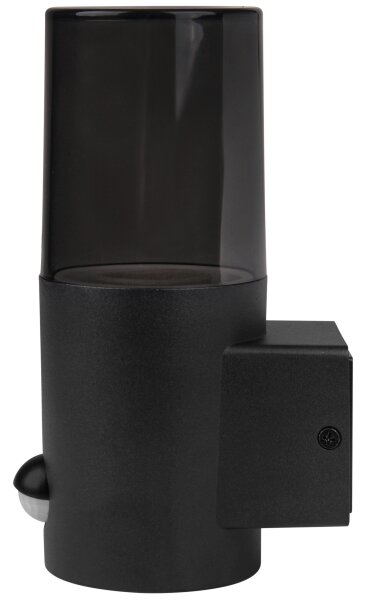 Aplica de exterior cu senzor 1xE27/40W/230V IP44 negru/fumuriu